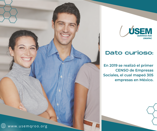 usemqroo's tweet photo. Te compartimos este dato curioso sobre las empresas sociales de México.
El CENSO mapeó 305 empresas sociales en el país; no obstante, para el estudio se encuestó a una muestra de 100 participantes. https://t.co/Qc5xT9hFTa
