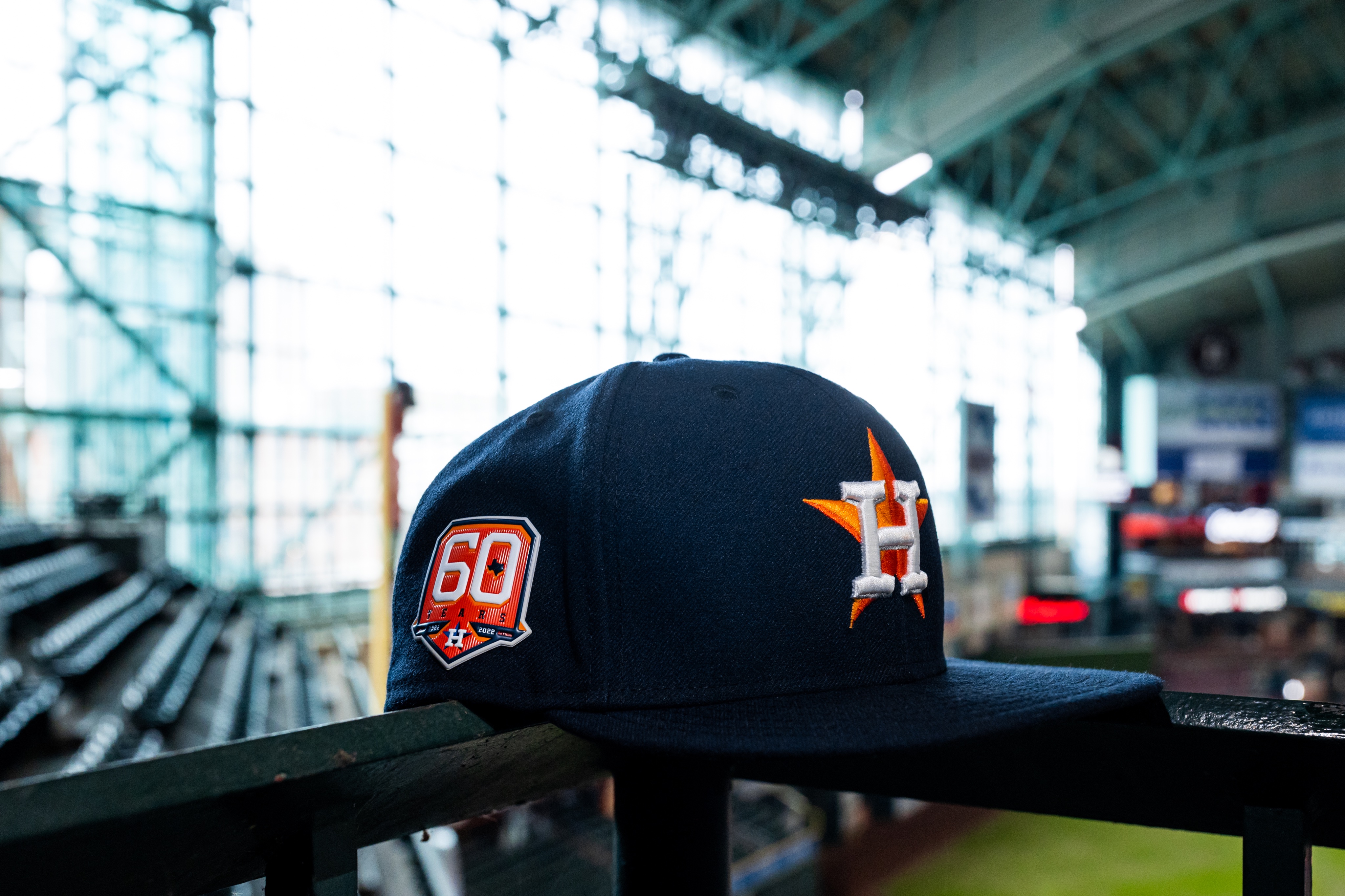 Houston Astros on X: Honor the past, celebrate the present, embrace the  future. This year we celebrate 60 years as a franchise. Celebrate with  these 60th anniversary ballcaps, available now in the