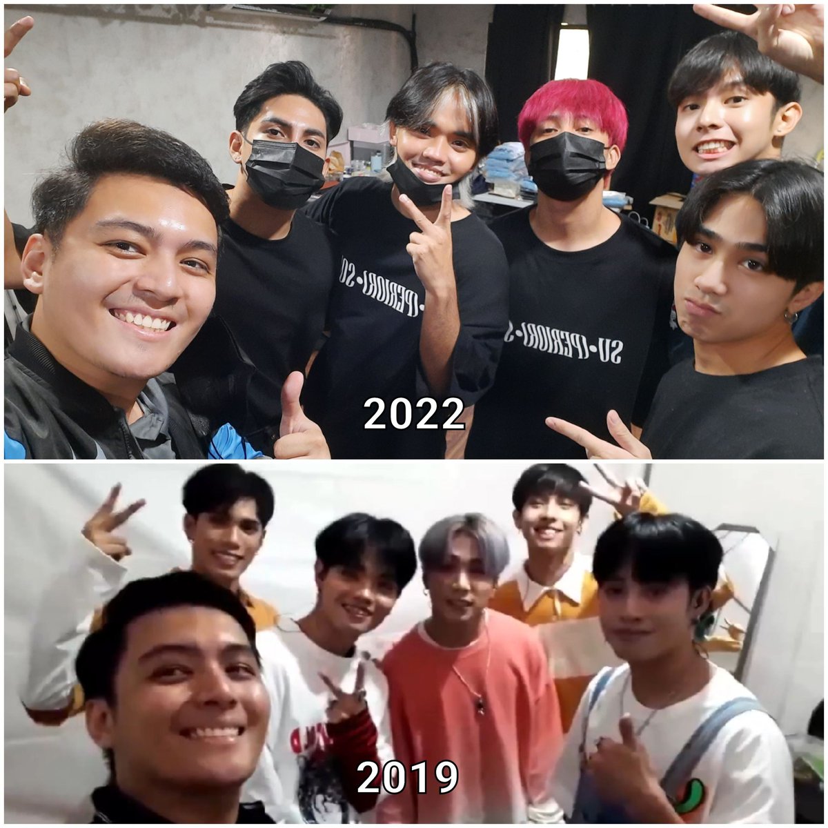 jarlosTJ's tweet photo. ( One UP TV ) 2019 and 2022 💯👋😄 @SB19Official #SB19 #FlowAsia https://t.co/prLkN3cwDb