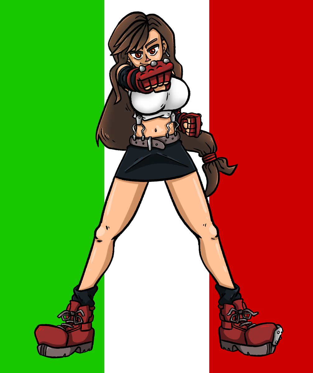 FlikkiA's tweet photo. Really happy with how these came out! I'm sure by now ya'll have heard about the incident ( ͡° ͜ʖ ͡°) #tifalockhart #italiansenate #fanart #FinalFantasyVII https://t.co/SUREuCeHeS
