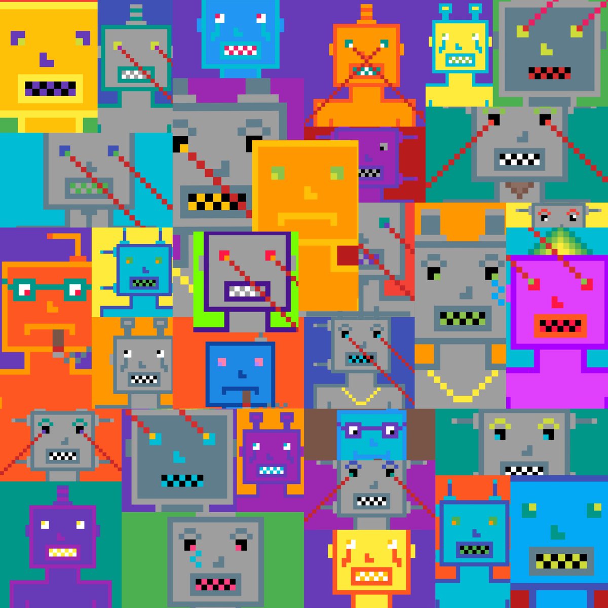 RoboxFrenz's tweet photo. Need a friend! Get your very own Robox Frenz today! All 🤖 are 1/1 and are $0.002 ETH with no ⛽️ fees! Robox Frenz are available at https://t.co/30jpeqdcbB #RoboxFrenz #NFT #NFTs #NFTLAUNCH #NFTProject #NFTdrop #OpenSeaNFT #OpenSea https://t.co/ZUVV1HbrbC