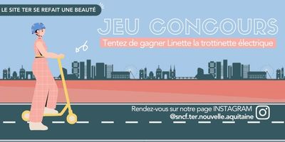 TERNouvelleAQ's tweet photo. 🎁#JeuConcours🎁 
Le site internet #TERNA s'est refait une beauté. Pour cette occasion, nous vous proposons un #JeuConcours !

Tentez de gagner Linette, la trottinette électrique d'une valeur de 349€. 🛴 

🍀 Pour participer, c'est par ici 👉🏻 https://t.co/bCLdMMOFb0 https://t.co/dSAhaJ2rHP