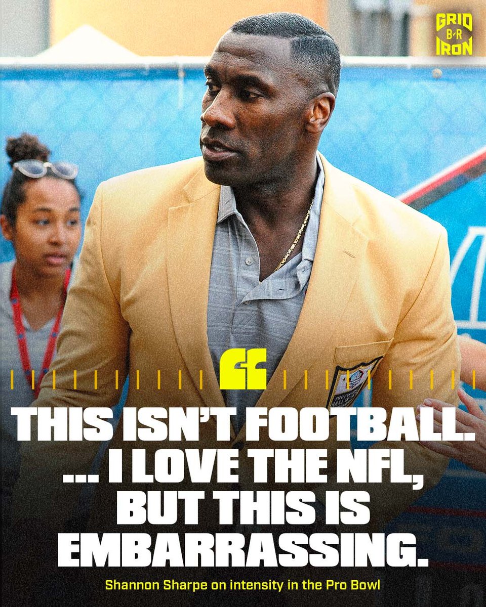 brgridiron's tweet photo. How would you fix the Pro Bowl? 🤔 @shannonsharpe https://t.co/HoxCDrOXwV