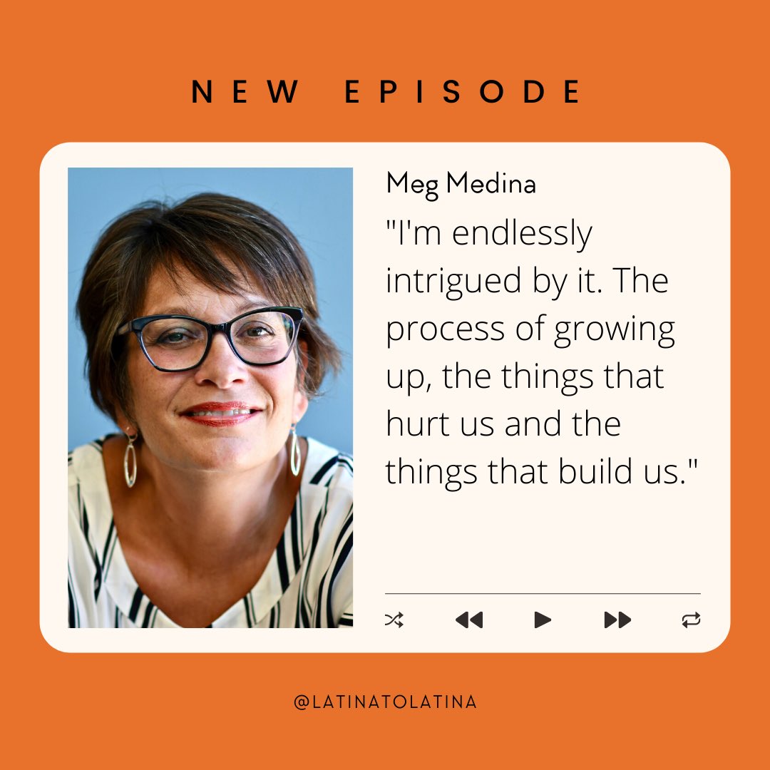 latinatolatina's tweet image. NEW EP 📚 ”How @Meg_Medina Summoned the Courage to Write”