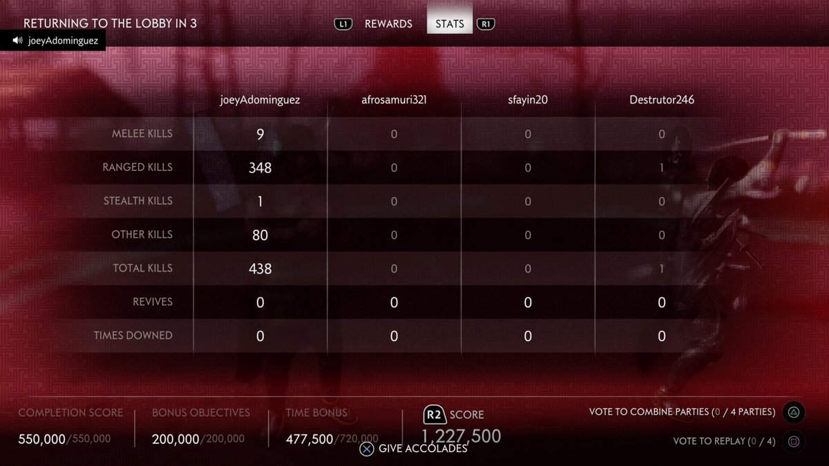 Perfect Solo NMSV, giving free loot #GhostofTsushima #Legends