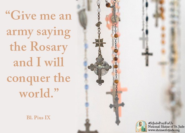 ShrineofStJude's tweet photo. Feast of Blessed Pius IX: February 7th
"Give me an army saying the Rosary and I will conquer the world." - Bl. Pius IX
-
#motivationmonday #mondaymotivation #feast #feastday #piusiv #quote #rosary #conquer #faith #catholic #pray #prayer #hailmary #ourfather #glorybe #blessed https://t.co/o3oK9MqcJX
