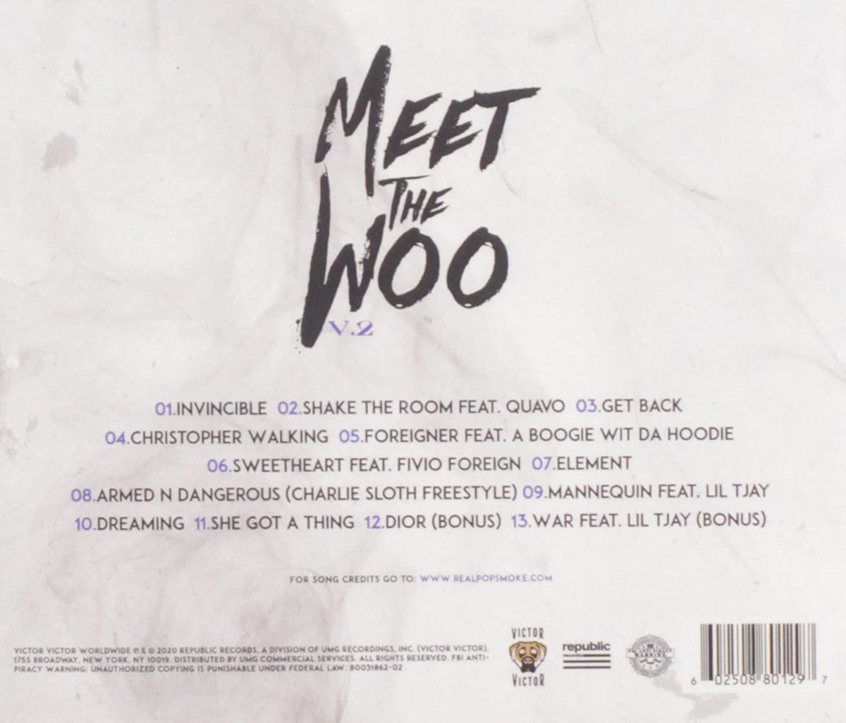RapCaviar's tweet photo. Two years later and the smoke will still never clear. Happy anniversary to Pop Smoke's Meet The Woo 2 💙 🕊 https://t.co/42ynu4wVZL
