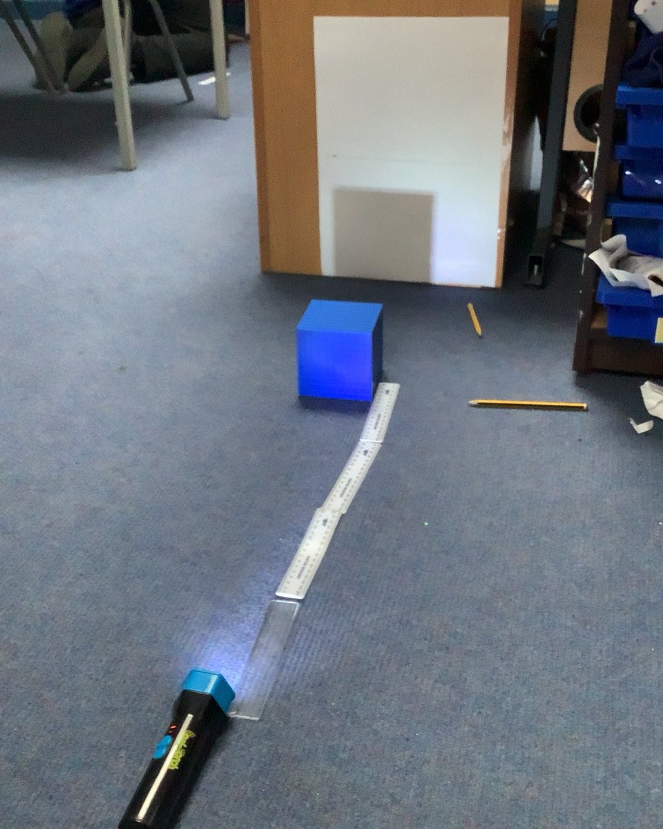 Miss_W_YTP's tweet photo. As scientists we are investigating how the distance If a light source from an opaque object can alter the size of the shadow. #science #STEM @TrustVictorious @YewTreePrimSch #investigation #workingscientifically #primaryscience #ks2 https://t.co/VEktI3452A