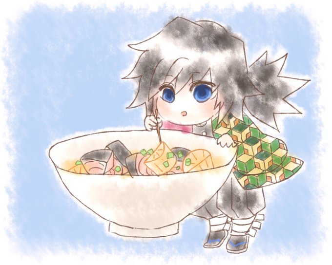 かよさんがTwitterに投稿した冨岡義勇(鬼滅の刃)のイラスト。
