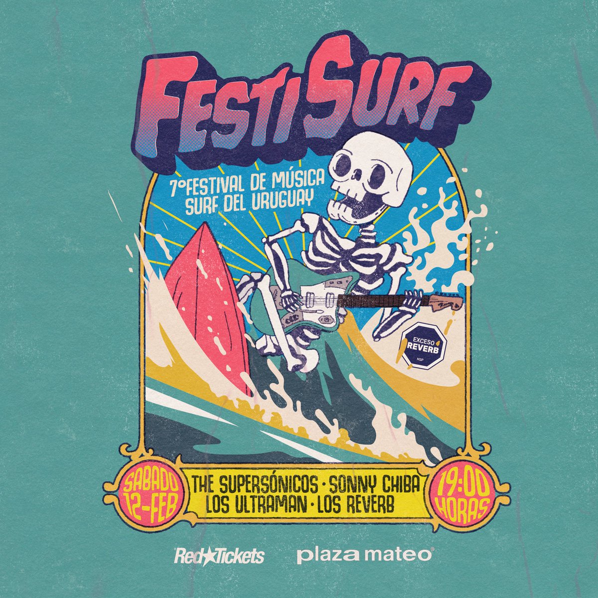 losreverb's tweet photo. Próximo sábado 19hs en Plaza Mateo (Montevideo)
Entradas en https://t.co/FMbD5hV7fq 🏖️🌊🏄‍♂️ https://t.co/2iWO68TvKs