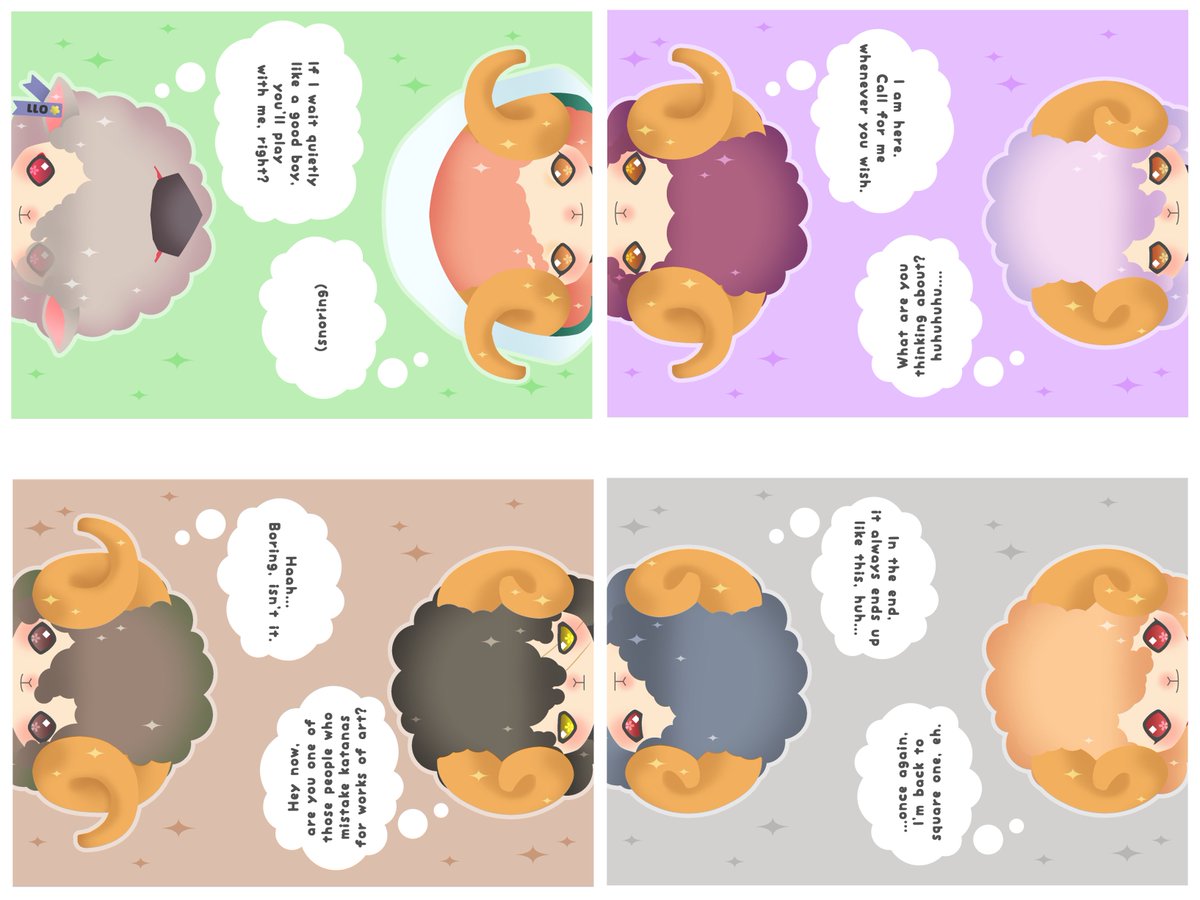 2🐑
刀が増えるという事はそういう事だ…(白目)
基本、仲良しトートの組み合わせで作っていってたんですが、それでは追いつかなくてこうなりました…
あとは大所帯の粟田口、黒田組、前田組ですかね🐑 