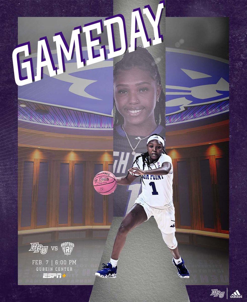 Let’s keep it rolling 👏 it’s game day Panther fans!!

🆚 <a href="/Radford_WBB/">Radford Women's Basketball</a> 
📍 Qubein Center (High Point, N.C.)
🕕 6:00 PM
📊 bit.ly/3xkciZm
💻 es.pn/3otSGi4

#GoHPU x #H3U