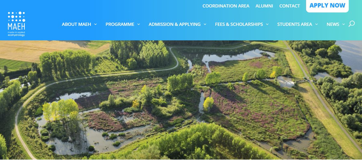 Scholarship alert!! Only 1 week left to apply!
Check opportunities at maeh-mundus.eu
Apply before 15/2/22 for the Erasmus Mundus Joint Master in Applied Ecohydrology.
Study water science in Portugal, Poland, Germany and Belgium!
Scholarships for EU and non-EU nationals.