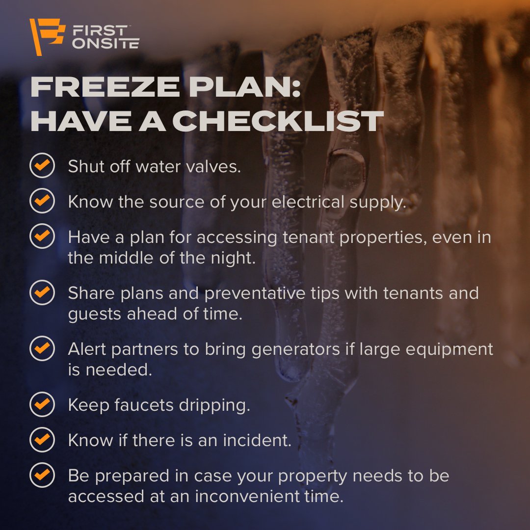 Having a plan ahead of time can make all the difference when it comes to protecting your property from winter weather. Here are 8 steps you should follow when a freeze is in the forecast.

#Freeze #Winter #Preparedness #PropertyRestoration #DisasterRecovery