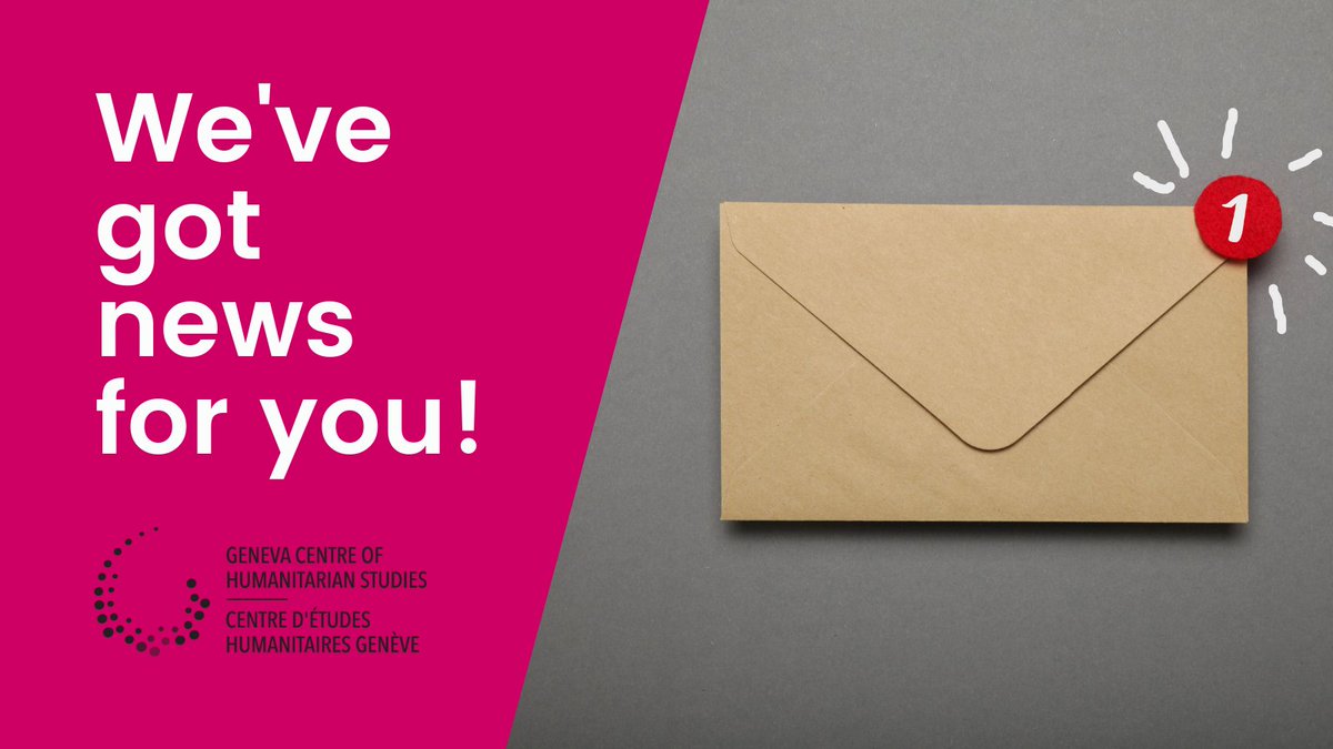 Check out our winter newsletter packed with information on upcoming courses, call for papers, publications and more: bit.ly/34AyS5I.

Sign up to receive our news here 👇humanitarianstudies.ch/sign-up/
<a href="/UNIGEnews/">Université de Genève</a> @UNIGEformcont <a href="/ICVAnetwork/">ICVA | International Council of Voluntary Agencies</a>