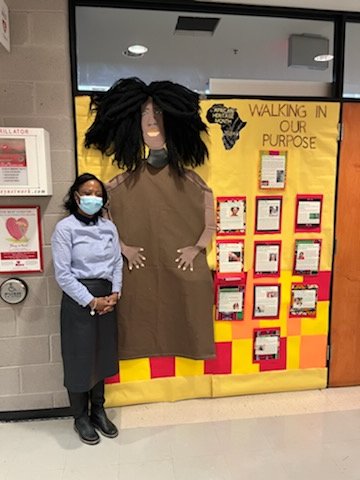 Honouring African Heritage month at Eglinton P.S with the TDSB chosen theme - NIA: Walking in Our Purpose.  Celebrating the many achievements and contributions of peoples of African descent to Canada and the world through door decorations. <a href="/shelleylaskin/">Shelley Laskin 🇨🇦</a> <a href="/tdsb/">Toronto District School Board</a> <a href="/AHoward_tdsb/">Andrew Howard</a>