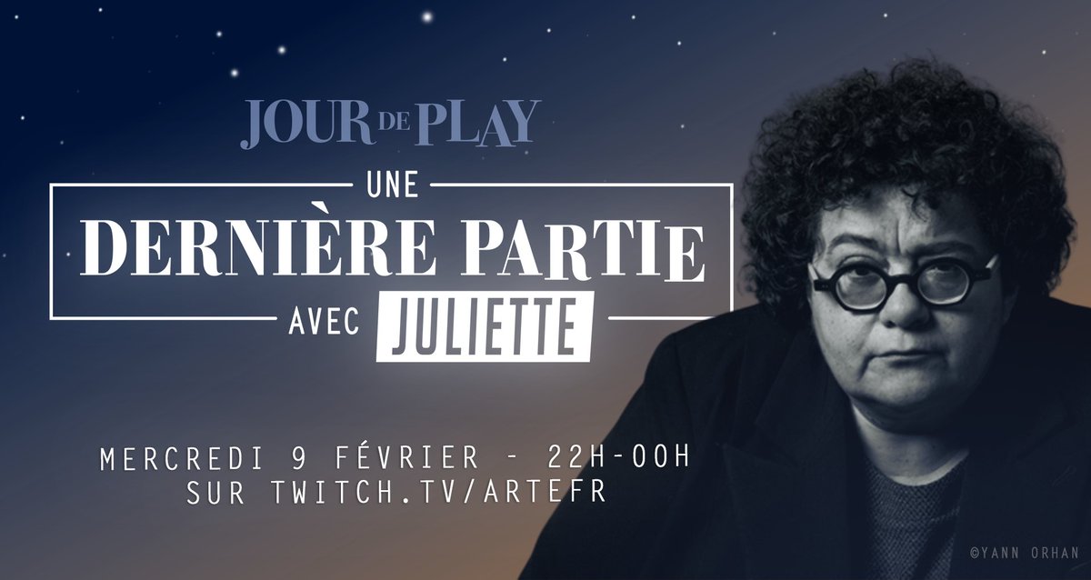 Elle chante la « Procrastination » mais elle est bien occupée : la chanteuse et ex-présidente du Fonds d’aide au jeu vidéo <a href="/LeCNC/">Le CNC</a>, <a href="/julnour/">Juliette Noureddine</a> fait une entrée en fanfare mercredi soir sur Twitch pour se confier sur son rapport au jeu vidéo.

🎮Twitch.tv/artefr