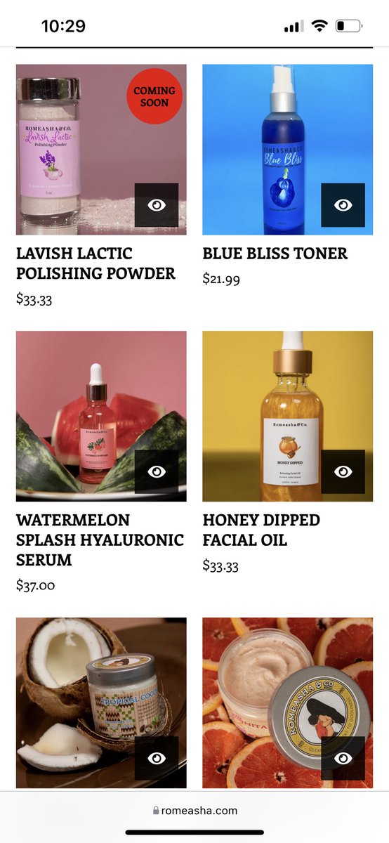Romeasha &amp; Co.’s entire inventory is completely restocked. Lavish Lactic is launching at 3:33 pm, TODAY. SET YOUR ALARMS. Romeasha.com