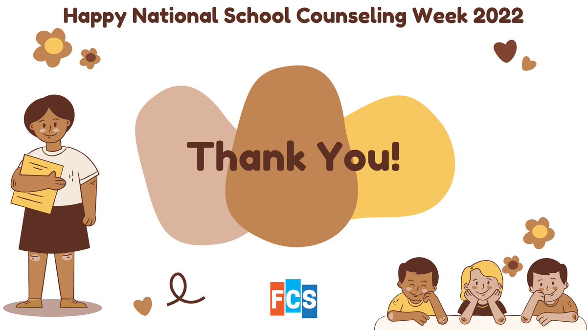 Franklin County Schools (@fcschoolsnc) on Twitter photo Thank you to our <a href="/FCSchoolsNC/">Franklin County Schools</a> school counselors and your contributions to impact student achievement, career success, and social, emotional, and mental wellness. Happy National School Counseling Week 2022
#NSCW22
February 7-10, 2022. Thank you to our <a href="/FCSchoolsNC/">Franklin County Schools</a> school counselors and your contributions to impact student achievement, career success, and social, emotional, and mental wellness. Happy National School Counseling Week 2022
#NSCW22
February 7-10, 2022.