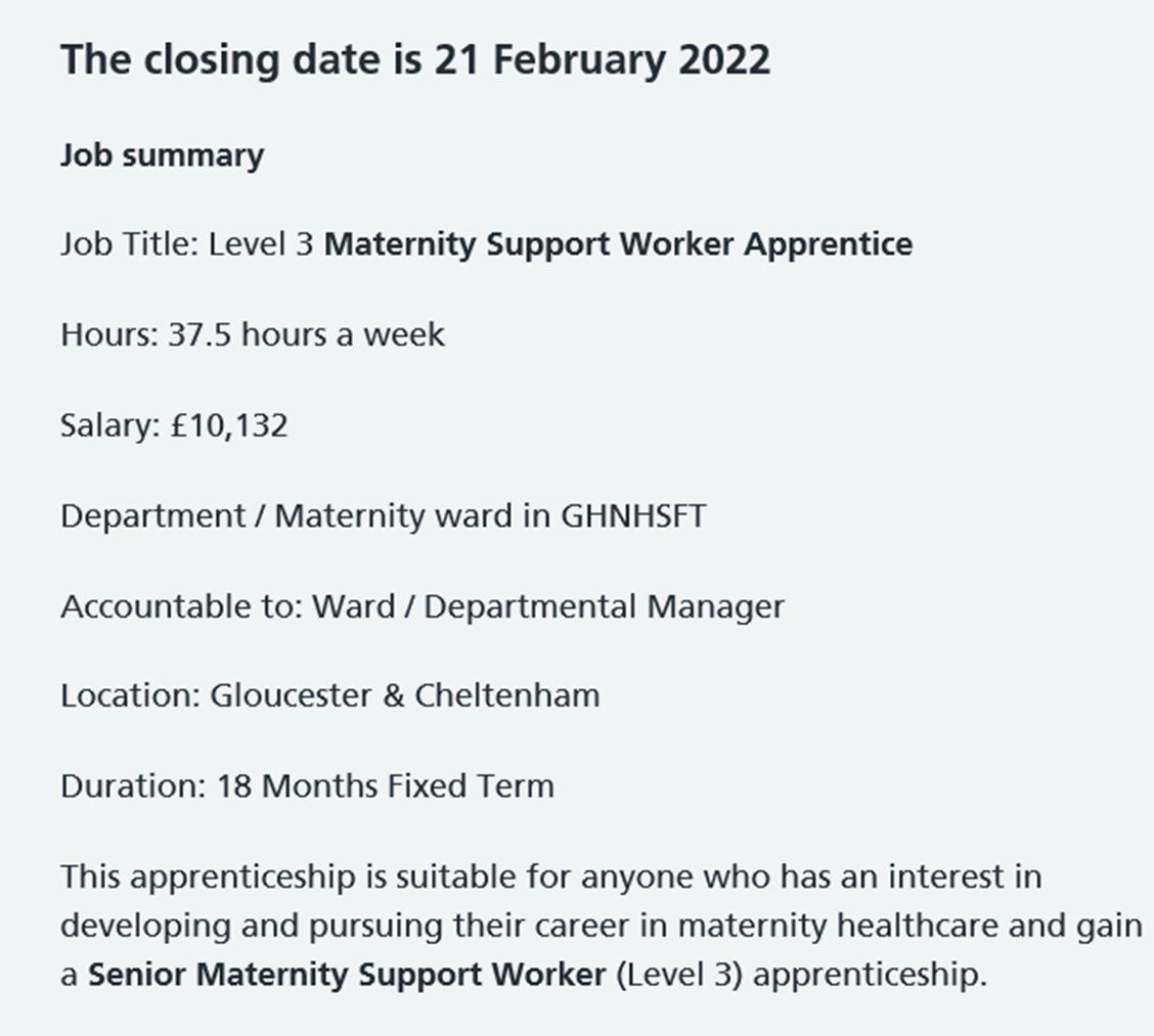 Apprenticeships and Careers GHNHSFT💙 tweet media