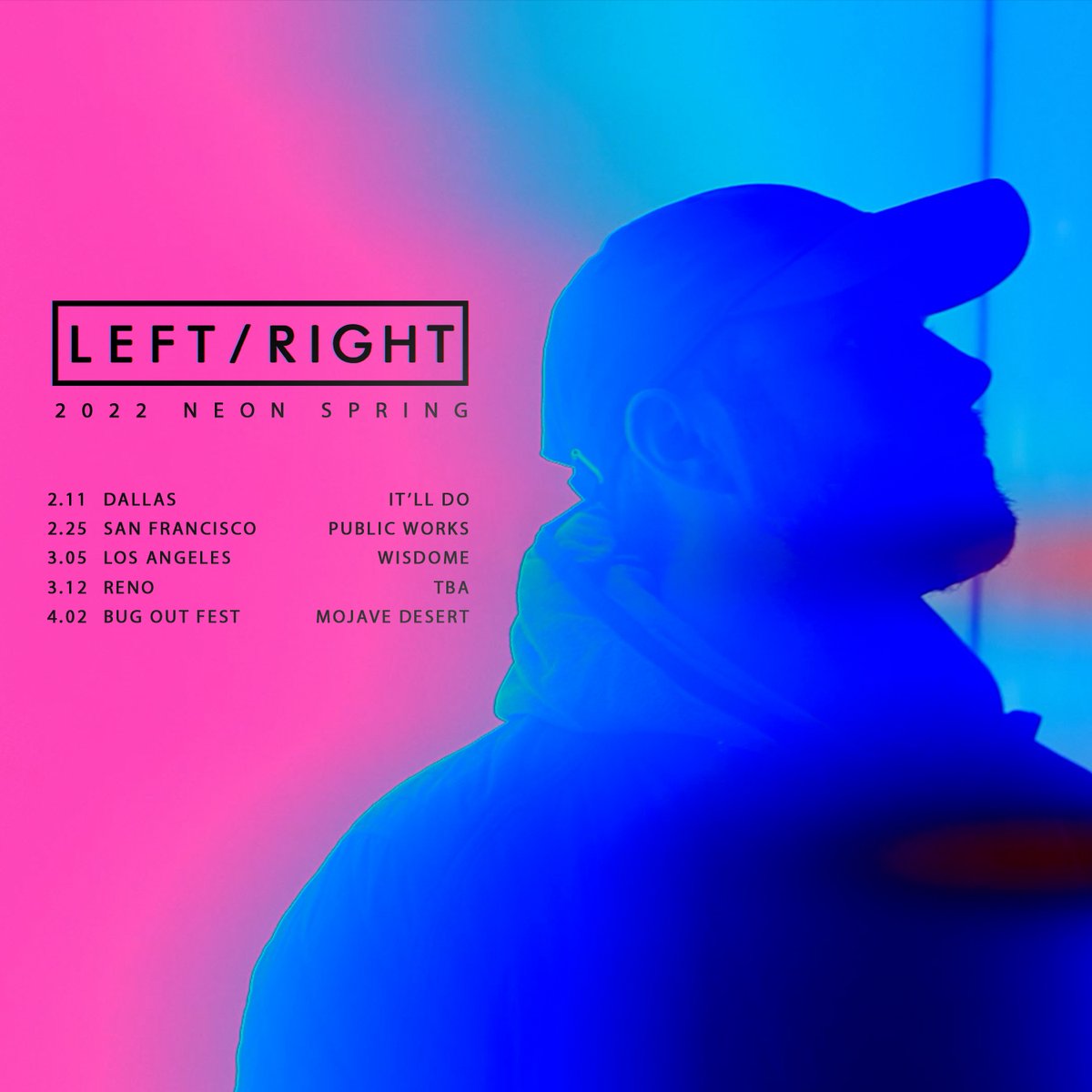 leftrightmusic's tweet photo. ok... I. Am. HYPED to play these upcoming shows soon…  C O N D U I T in Dallas, San Francisco, LA, Mojave and more TBA 🙃

Excited to see you all 👤 Let's goooo https://t.co/yI7fvftsXZ