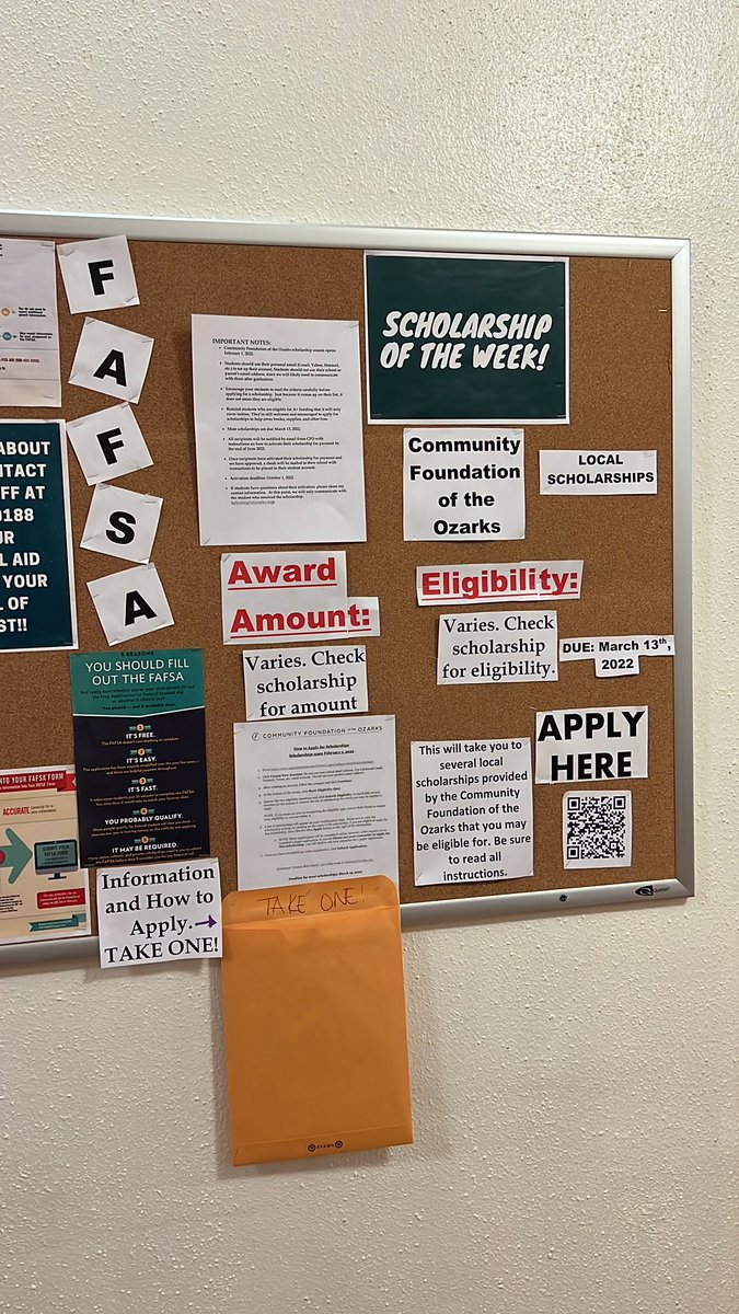 Welcome back Bulldogs! Scholarship board is updated ✅✅ Are you applying?