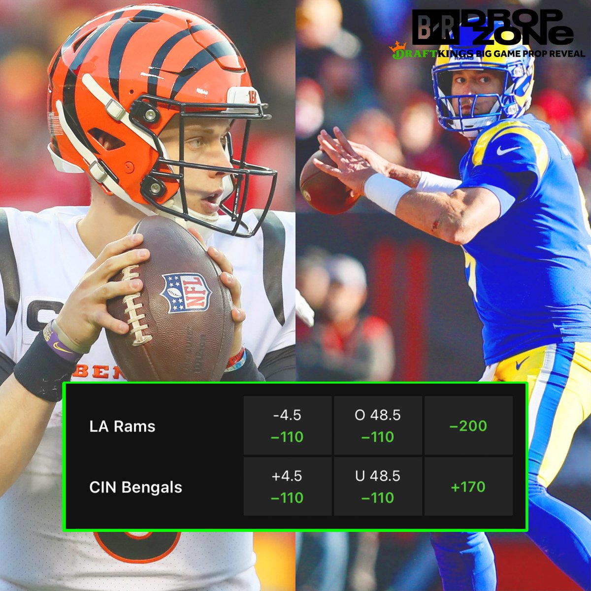 br_betting's tweet photo. 🤑 Jersey Giveaway 🤑

RT and reply with your exact final score prediction for Cincinnati-LA (i.e. LA 27-23)  

Giving away a jersey of choice to one random follower who guesses correctly 

(@DKSportsbook) https://t.co/XZlxFz11oy