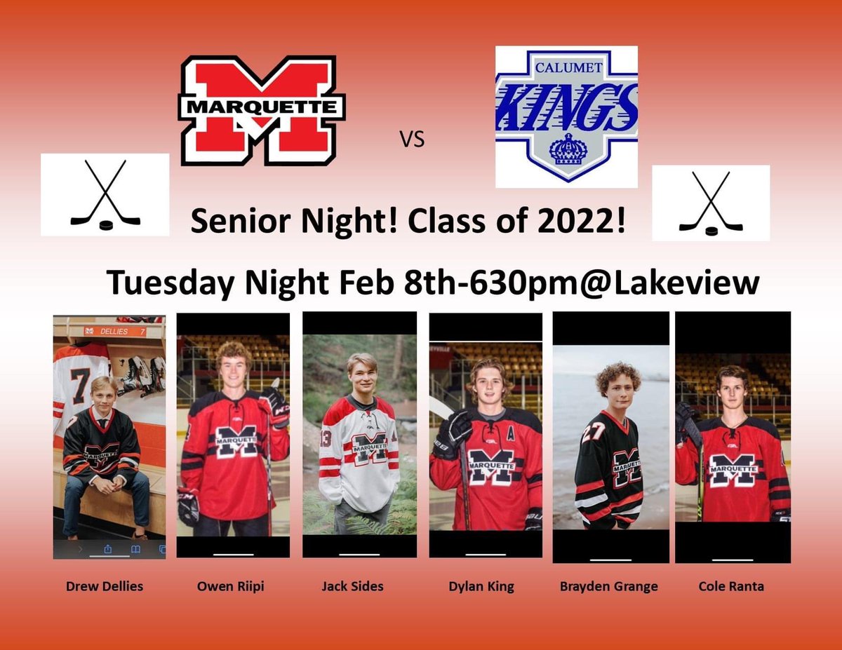 Marquette Senior HS Varsity Hockey (mqthshockey) Twitter