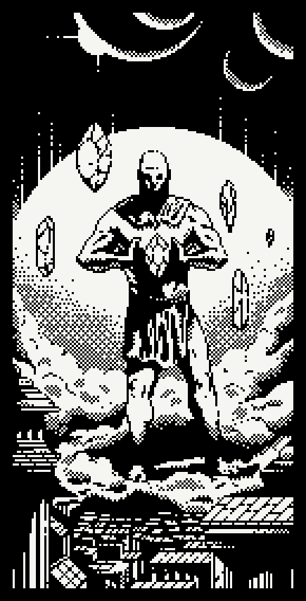 1bit drawing made last year in #pixelart