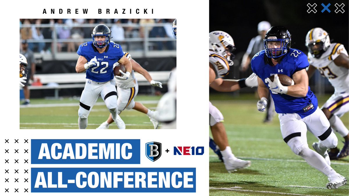 Brazicki Earns Academic All-Northeast-10 Honors for 3rd Time

Full Story ▶️ ▶️ bit.ly/3usQLyl

#BeAForce #BentleyU #NE10Embrace