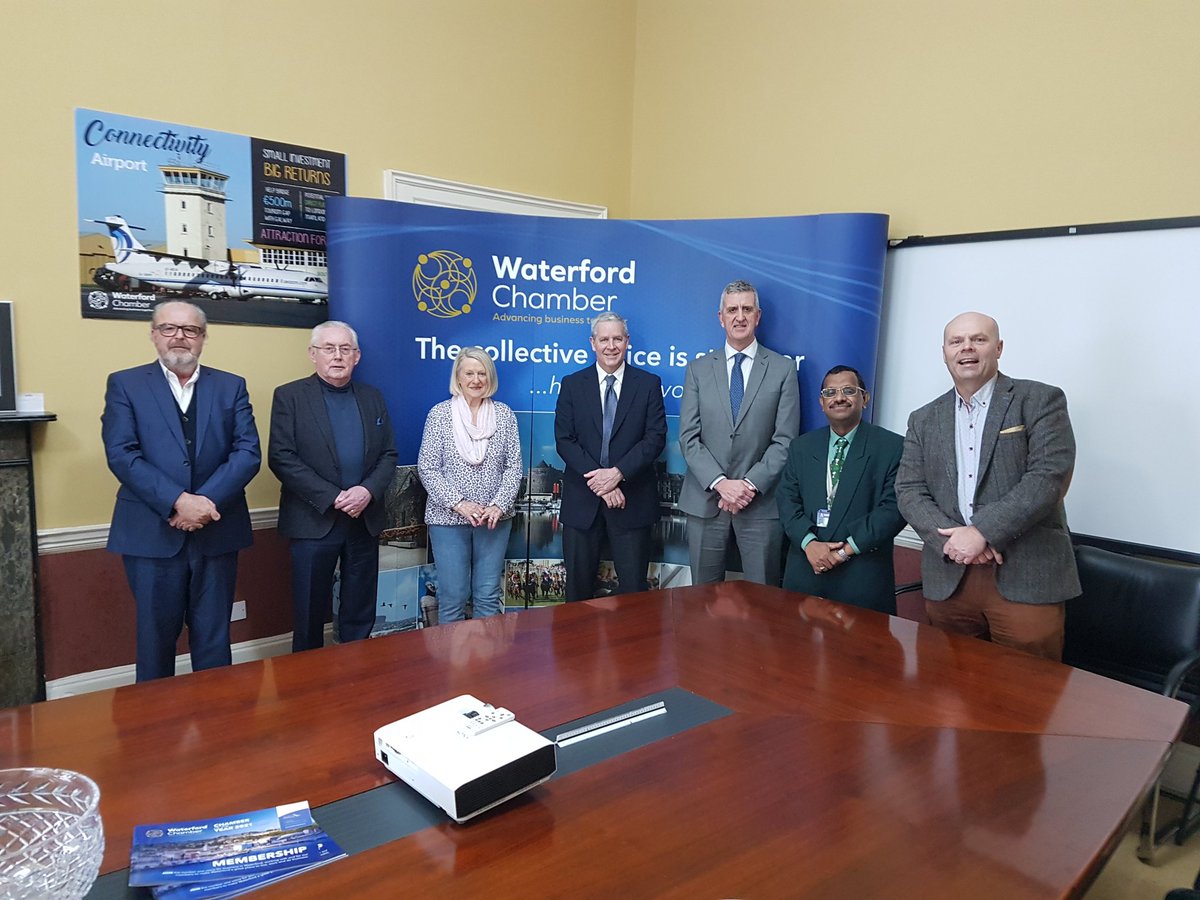 ..@SEAM_WIT &amp; <a href="/WIT_Research/">WIT-RESEARCH</a> was pleased to introduce Prof Denis Cormier of <a href="/rit_ise/">RITise</a> to <a href="/waterfordcc/">Waterford Chamber</a>. Had a good meeting talking about existing links between Rochester and Waterford and ways forward strengthening these and forming new links <a href="/EITechGateway/">Enterprise Ireland Technology Gateways</a>