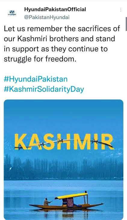 malaniankit's tweet photo. @AskAnshul @Hyundai_Global as grp are u only interested in solidarity with Kashmir or stand for #KoreaReunification as well.

#BoycottHyundai @HyundaiIndia @PakistanHyundai https://t.co/GESvDJmmcd