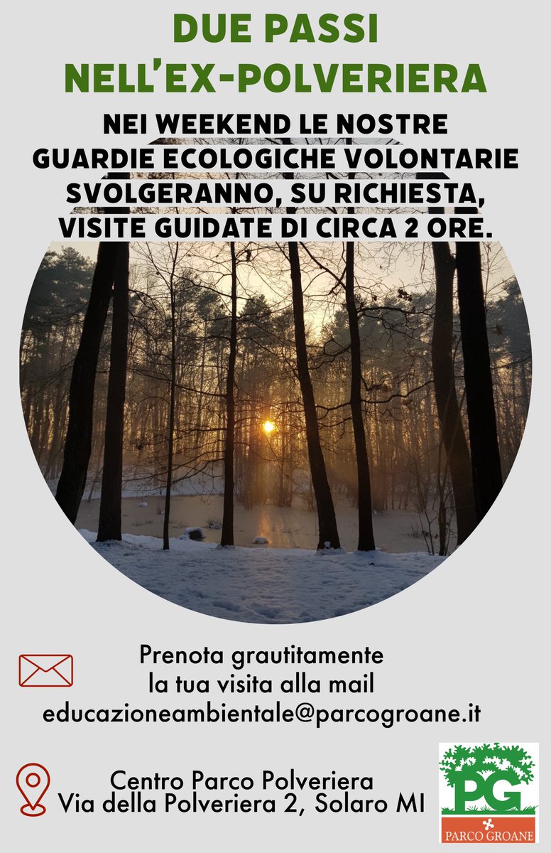 DUE PASSI NELL’EX-POLVERIERA. parcogroane.it/due-passi-nell…

#parcodellegroane #areaparchi #RegioneLombardia