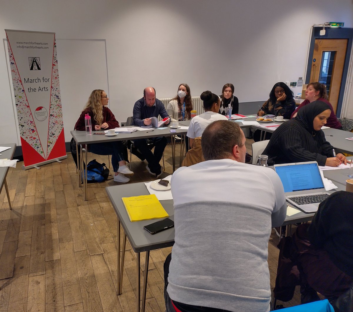 Workshop 2 is well under way at <a href="/theBluecoat/">Bluecoat</a> - developed and delivered by @AminaAtiqpoetry <a href="/BrodieArthur1/">Brodie Arthur</a> and <a href="/MaryJayneDrama/">Mary-Jayne Russell de Clifford</a>