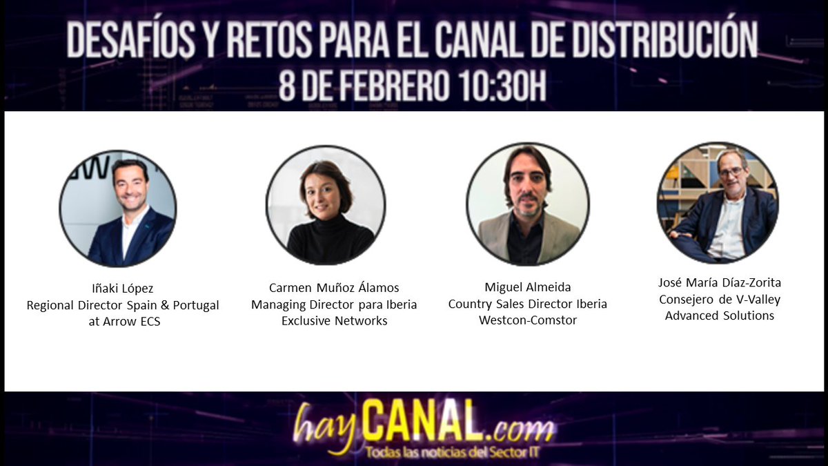 get_give2's tweet photo. ¿Aún no te has registrado para asistir al Debate con los principales Directivos del sector de la Distribución?
Te esperamos mañana #8Febr a las 10.30 horas en @haycanal para debatir sobre Seguridad, Cloud y Fondos Europeos.
¡Aún estás a tiempo!
🔗https://t.co/a6VTgs28nR https://t.co/Siy7wpuO9C