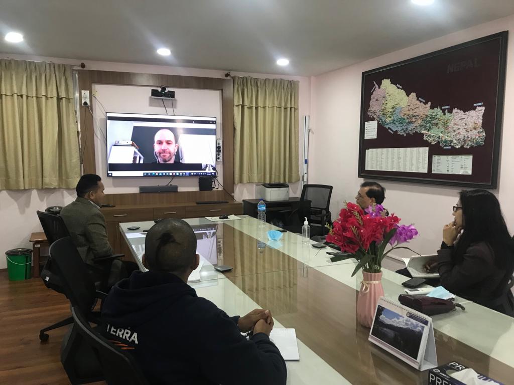 Nice to be on the (virtual) meeting table with my <a href="/Agriterra/">Agriterra</a> colleagues in Nepal and SKBBL, the Small Farmers Development Bank in Nepal, to discuss how we can assist them to professionalize the Nepali banking sector together with our partner <a href="/Rabobank/">Rabobank</a>