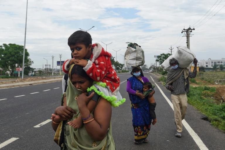 SitaramYechury's tweet photo. Modi govt forced lakhs of workers to walk thousands of kms back home refusing to organise free transport after the irrational Lockdown. 
Blaming migrants for "spreading Covid" now speaks volumes about how diabolical this govt is! https://t.co/oQH1Z9BV16