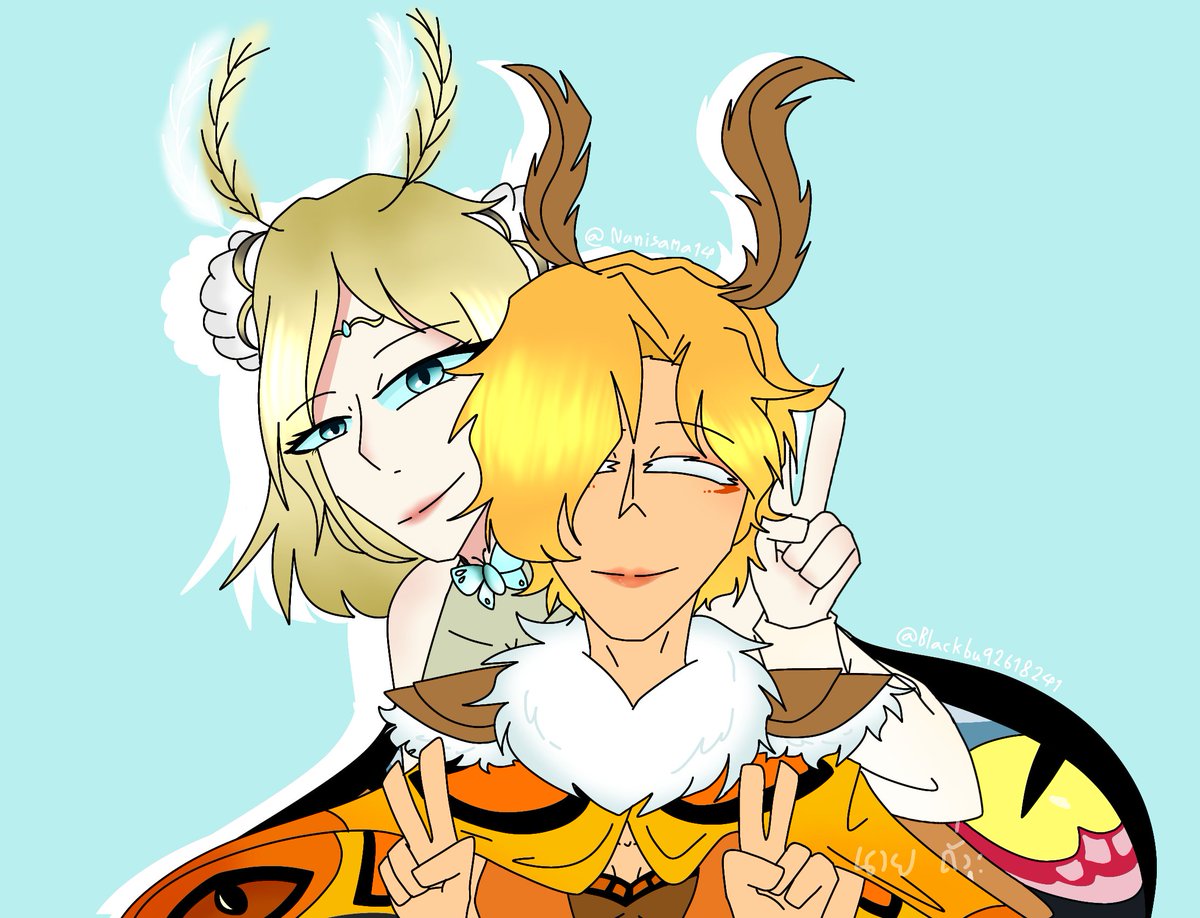 Nanisama14's tweet photo. got some FA for you guys.
@ruubesz 
@kurosaki_sasori 
@_Chigen_10 
@AeMa_Digipaint 
@Blackbu92618241 https://t.co/FKLYLdd8sQ