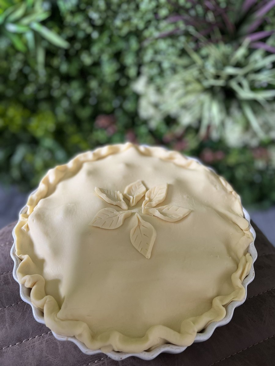 A homemade steak &amp; potato pie ready for the oven in the morning. 
These take me back to a pub we had on a riverbank over 20 years ago &amp; we had that many pre orders, they sold out before we opened the door. 
To guarantee yours, give us a call  and we can book your table #homemade