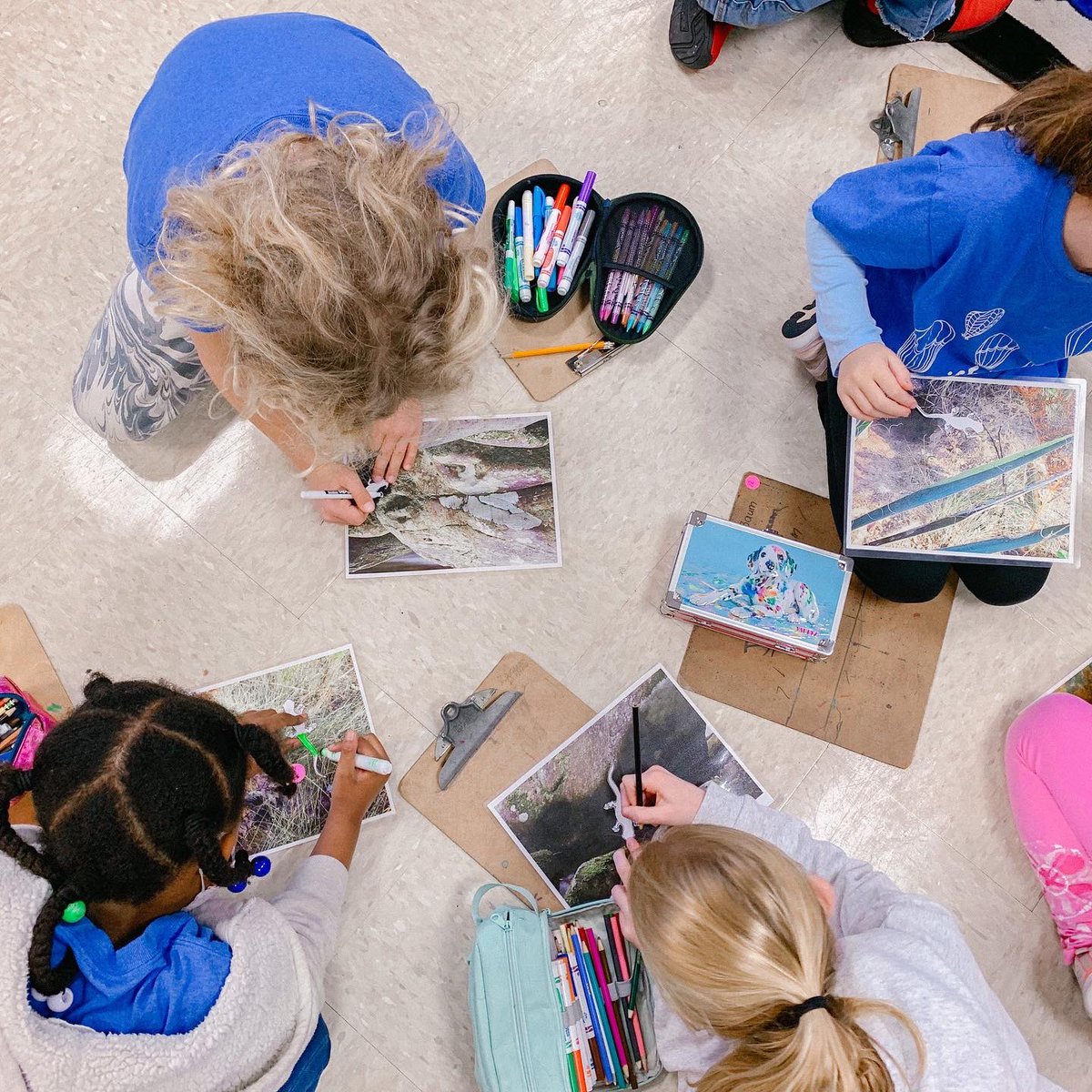 HighPointFCS's tweet photo. Third graders learned about animal adaptations by trying to build an animal that would survive in various Georgia regions/habitats. The predator (aka the teacher) was only able to catch a few!! 👏 @ibpyp @iborganization @HPointPrincipal #ignitingeveryflame https://t.co/ProjtPfBYa
