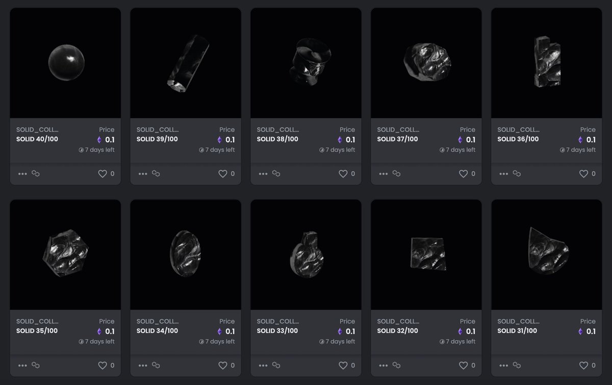 solid_nft's tweet photo. FRESHLY MINTED SOLID SERIES. 30/40. 
0.1 ETH. / Piece

https://t.co/G1k4cFtd5S
https://t.co/DcOVbrXNp1

#NFTCommunity #NFTCollection #collector #NFT #SOLID #OPENSEA #LIVE #ETH #NFTs #NFTdrop #NFTartist https://t.co/7kSJC68Xww