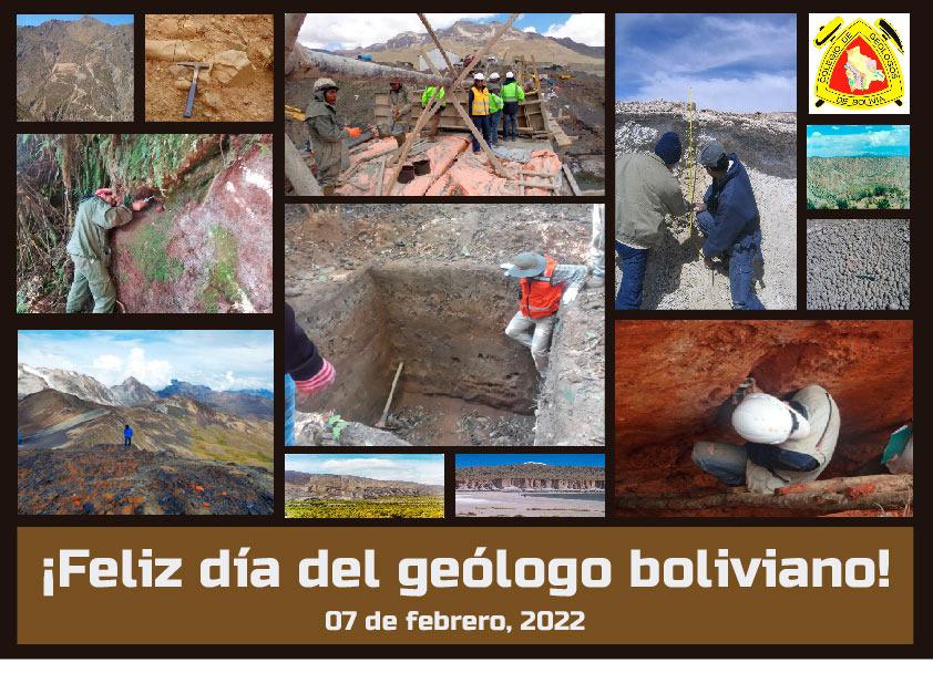 DeGeologos's tweet photo. FELIZ DIA DEL GEOLOGO BOLIVIANO.

COLEGIO DE GEOLOGOS DE BOLIVIA https://t.co/EcxlnUnPQD