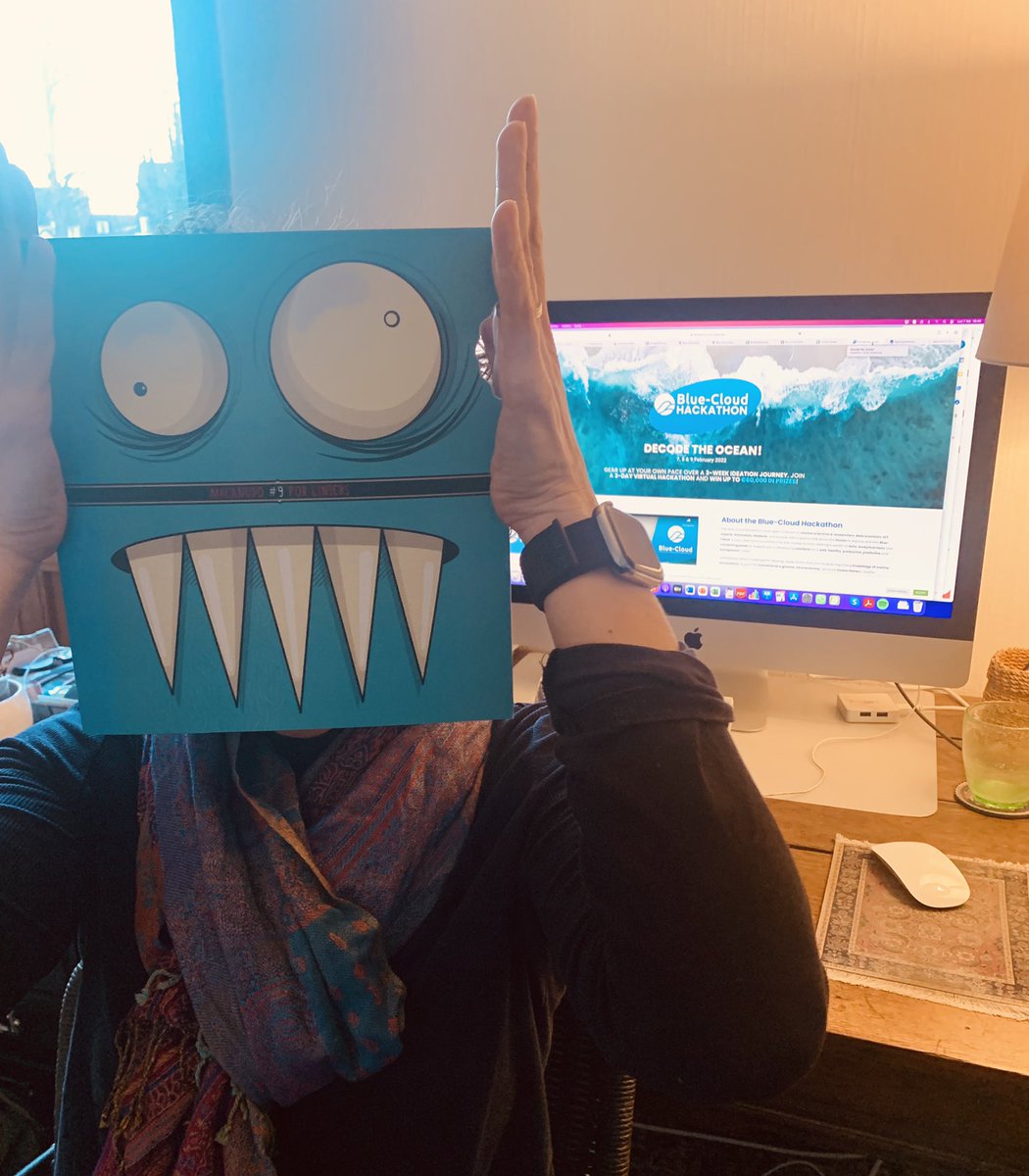 juliaveraprieto's tweet image. Blue Cloud Hackathon Selfie Challenge! Me right after the deadline for the first Deliverable of the @BlueCloudEU #Hackathon. And still 2-3 more to go…!!! 😱 #bluecloudhackathon #bluecloud #H2020 #decodetheocean #OceanDecade #SDGs #EUGreenDeal #DigitalEU