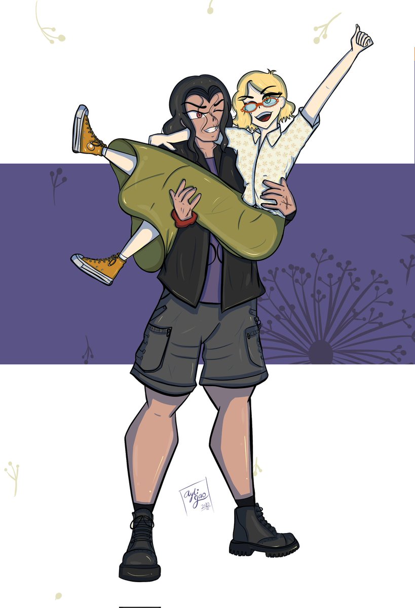ayligao's tweet photo. Hoy toca un dibujo de Gálder y Vivían es un redraw de un dibujo que hice el año pasado

#oc #digitalart  #couple #love #ayligao https://t.co/4Nfyi9LdVb
