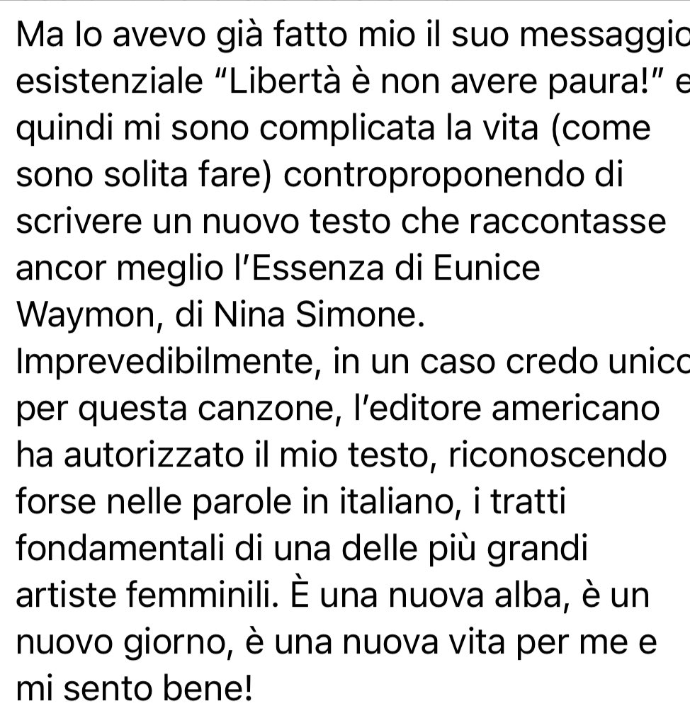 ManuDolcenera's tweet photo. Dall’8 febbraio Nuovo Giorno Nuova Luce #feelinggood Ero a studiare da circa un mese le canzoni di Nina Simone quando ho ricevuto la proposta di scrivere un testo e interpretare “Feeling Good”per la #serieTV #Leaunnuovogiorno in onda da domani su @RaiUno produzione @BanijayItalia https://t.co/5zxr1CZTDX