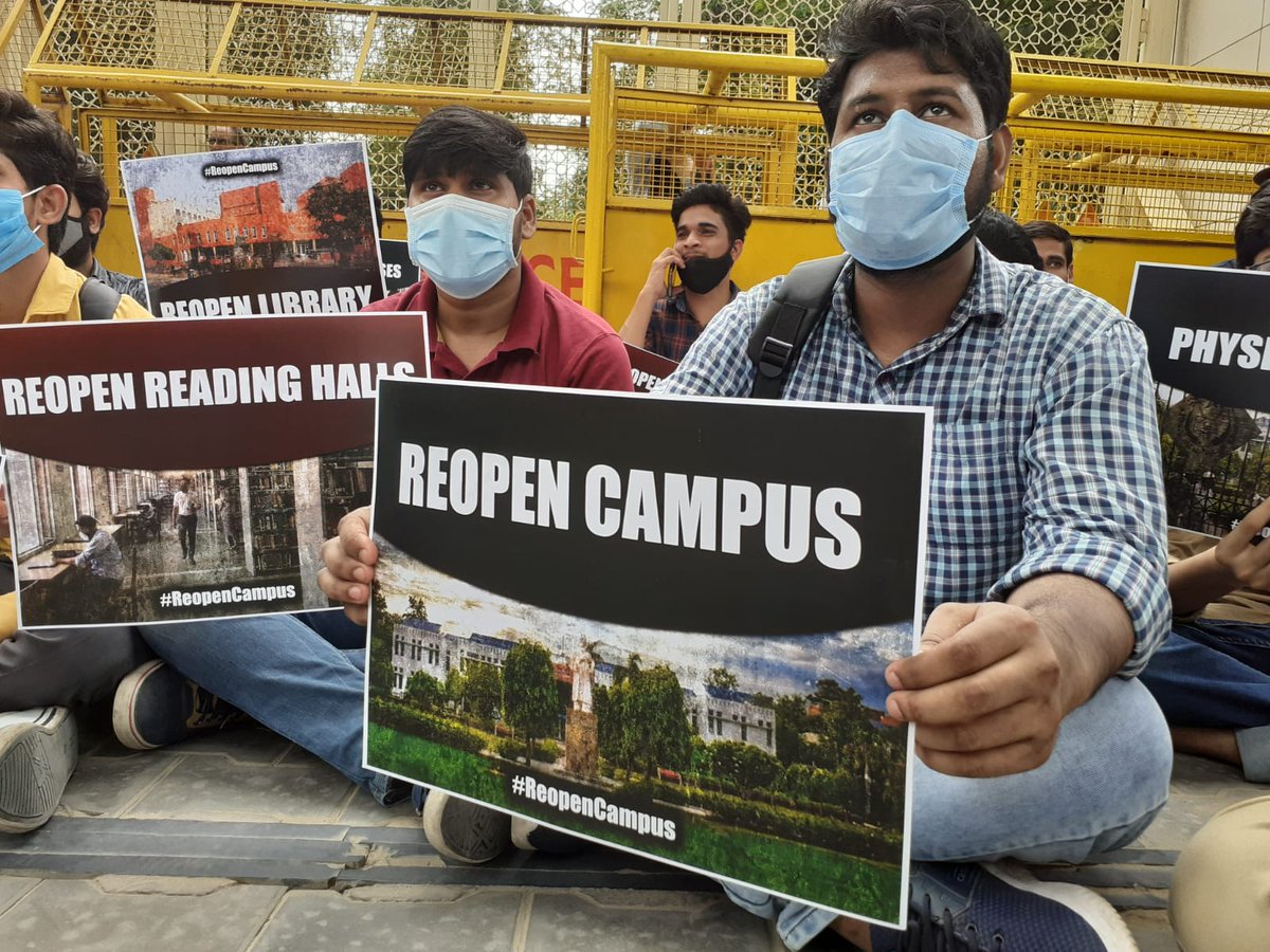 kazimmohd38's tweet photo. Why the silence of @jmiu_official on large scale student demand to #ReopenJMI? 

Jamia Millia Islamia must reopen immediately!
@EduMinOfIndia @jmiu_official https://t.co/QJzEiRqQF2