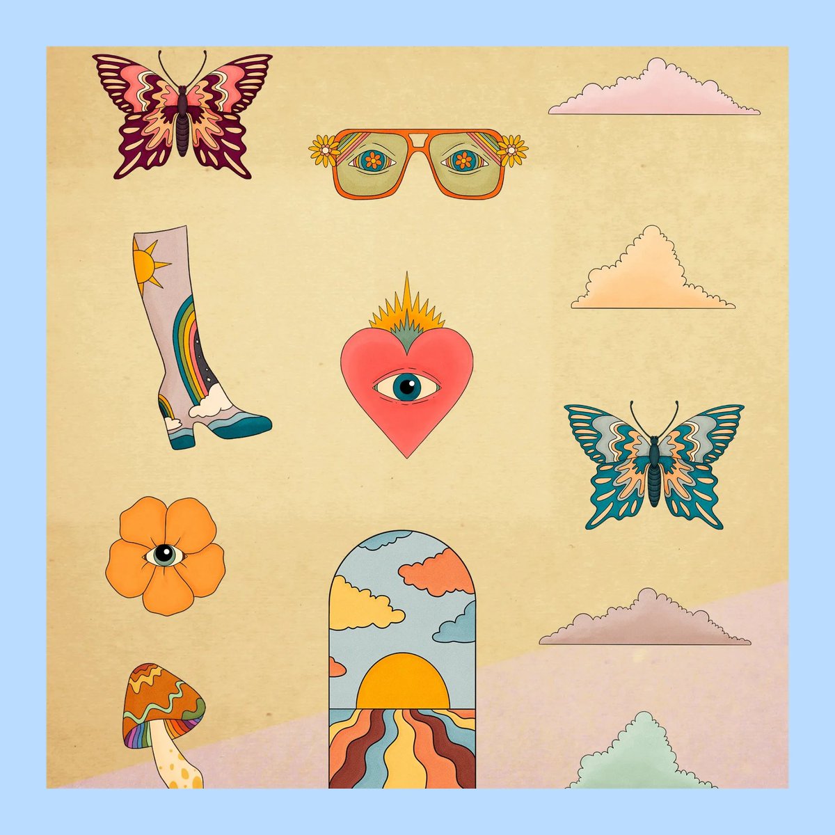 CreativeMarket's tweet photo. All of the retro vibes in this clipart collection! ☮️ ✌️ ❤️ – https://t.co/SZFlWP7E87

[Featuring: Retro Vibes clipart collection by SecondOfJuly]

#retrovibes #retro #vintage #clipart #clipartcollection #retrodesign #illustrations #retrovintage #vintagedesign https://t.co/HNqgEPFtEw