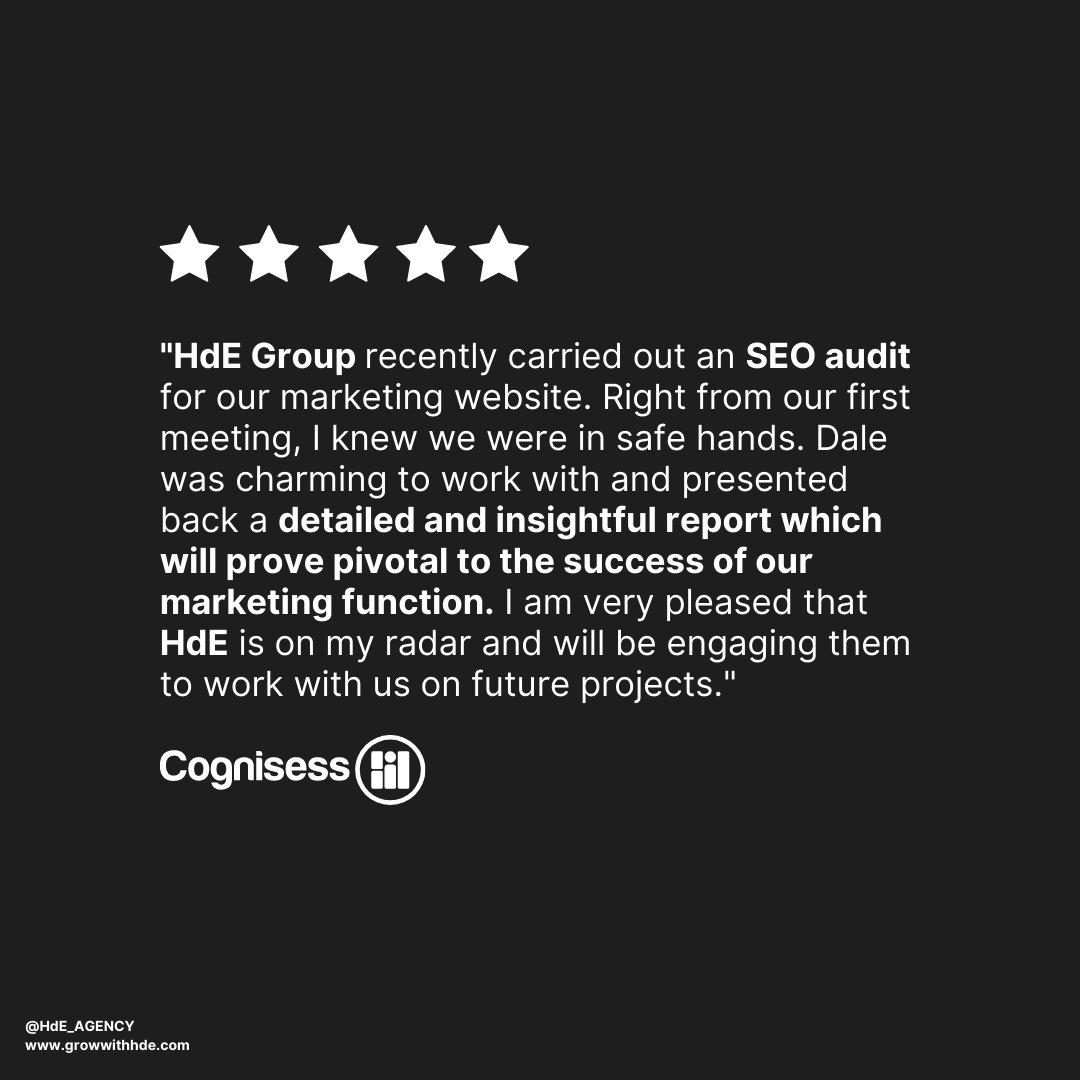 Cognisess was a previous client.

The objective was to audit their existing outputs, benchmark them versus competitors &amp; use those insights to develop a performance growth marketing strategy that built meaningful online engagement whilst improving sales conversions.
