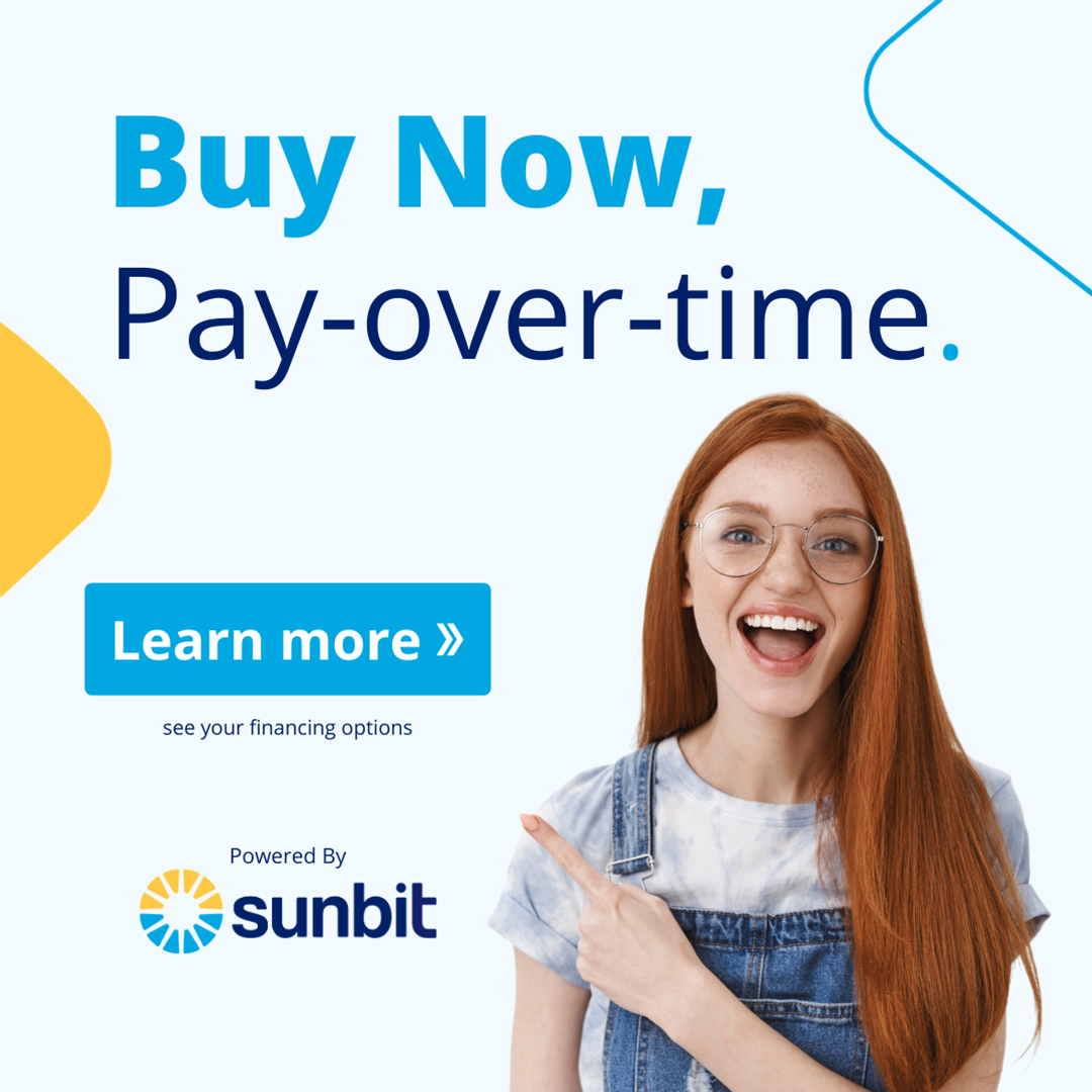 Wanna see now, but pay later? Thanks to Sunbit, we can make that happen! It’s a super easy way to get glasses right away and pay them off later. Questions? Ask away! #Sunbit #BuyNowPayLater #glasses