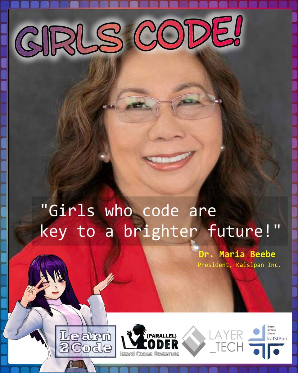 FreiSangil's tweet photo. Layertech & Parallel Coder partner with #Kaisipan, to promote #coding to young girls! We engaged select coder girls to try out the Parallel Coder Learn2Code #Eworkshop (beginner + #python), as well as women in computing to share the exciting things in store for girl coders! 🙂 https://t.co/2qjuyuyggo